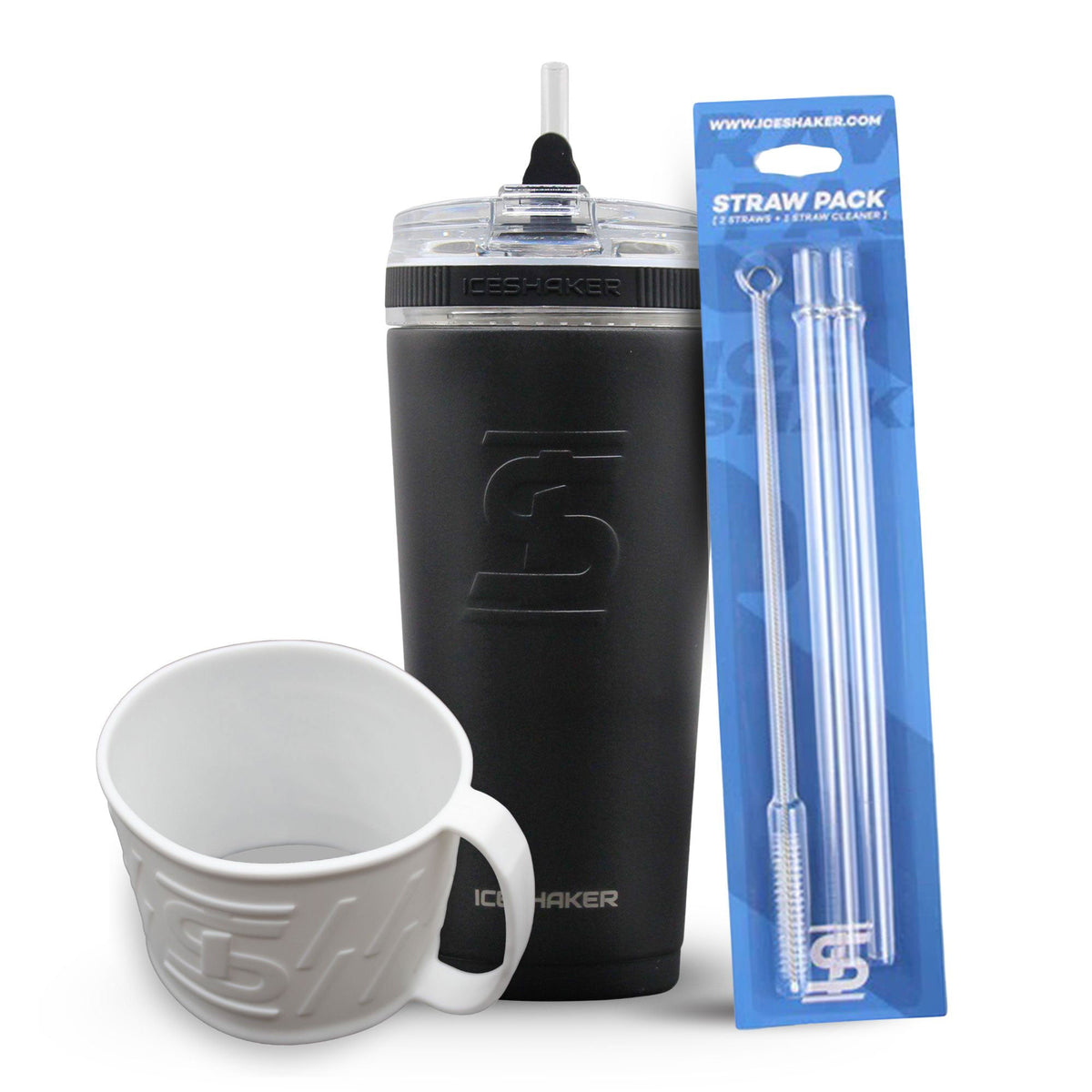 Black 26oz Flex Bottle Bundle