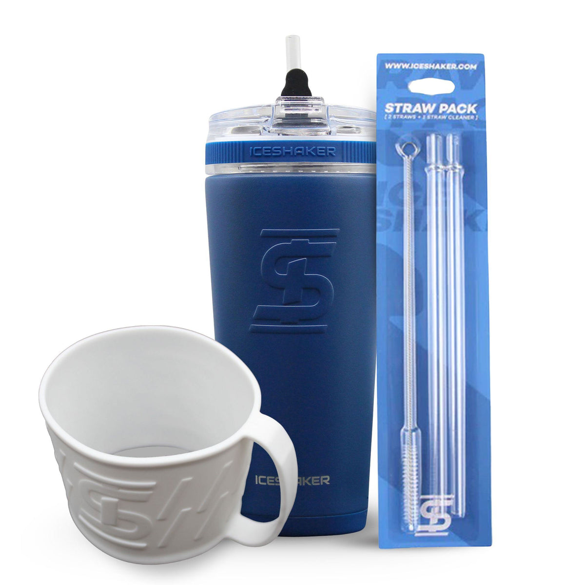 Navy 26oz Flex Bottle Bundle