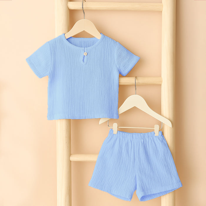 Organic Cotton Kids Co-Ord Set | T- Shirt & Short | Pack of 1
