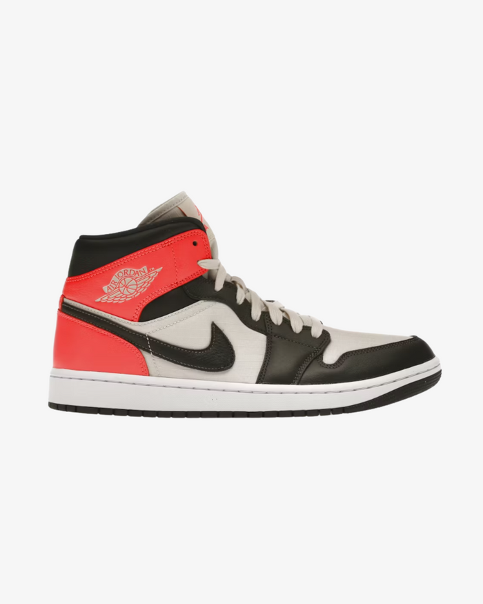 Jordan 1 Mid Newsprint Light Orewood Brown (Women's)