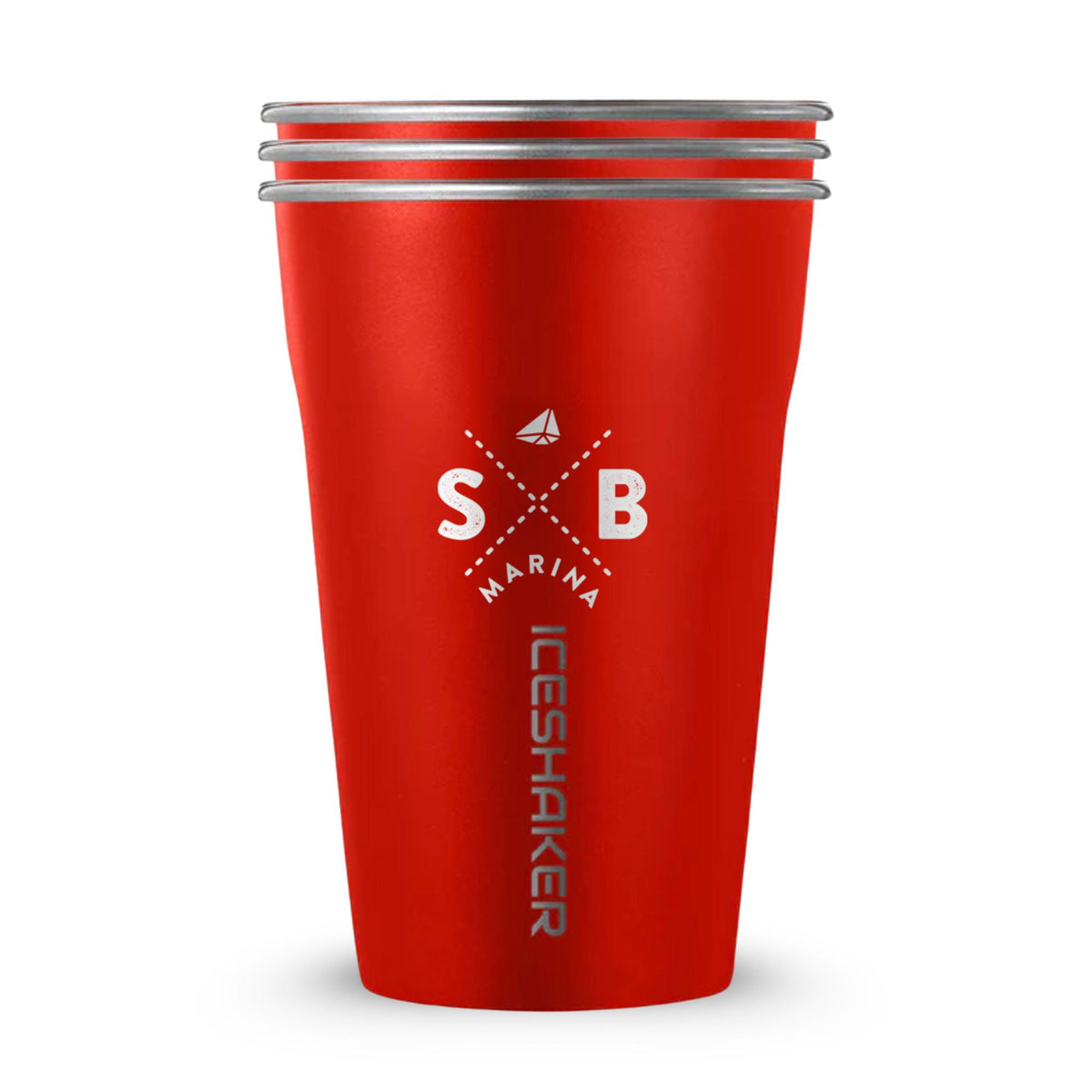 Sapphire Bay Marina Custom 20oz Stainless Steel Cups - 3 Pack