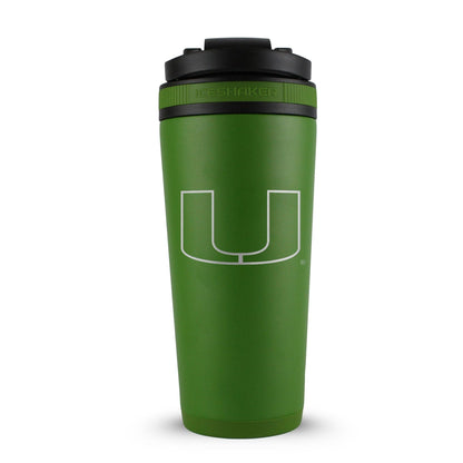 Officially Licensed University of Miami 26oz Ice Shaker