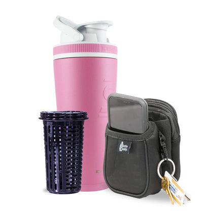 Pink 26oz Ice Shaker Bundle