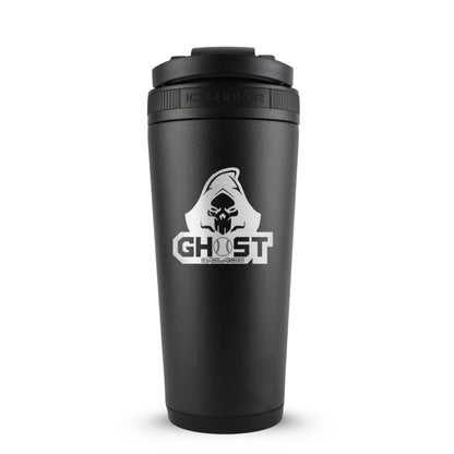 Custom Ghost Badlands Baseball 26oz Ice Shaker