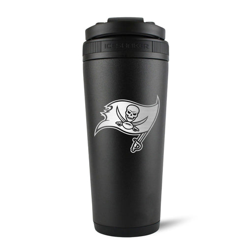 Officially Licensed Tampa Bay Buccaneers 26oz Ice Shaker - Black