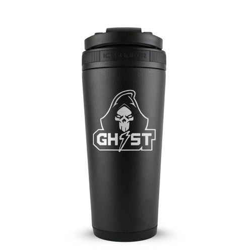 Custom Ghost Lightning Baseball 26oz Ice Shaker