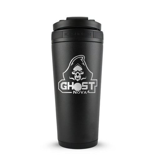 Custom Ghost Nova Baseball 26oz Ice Shaker