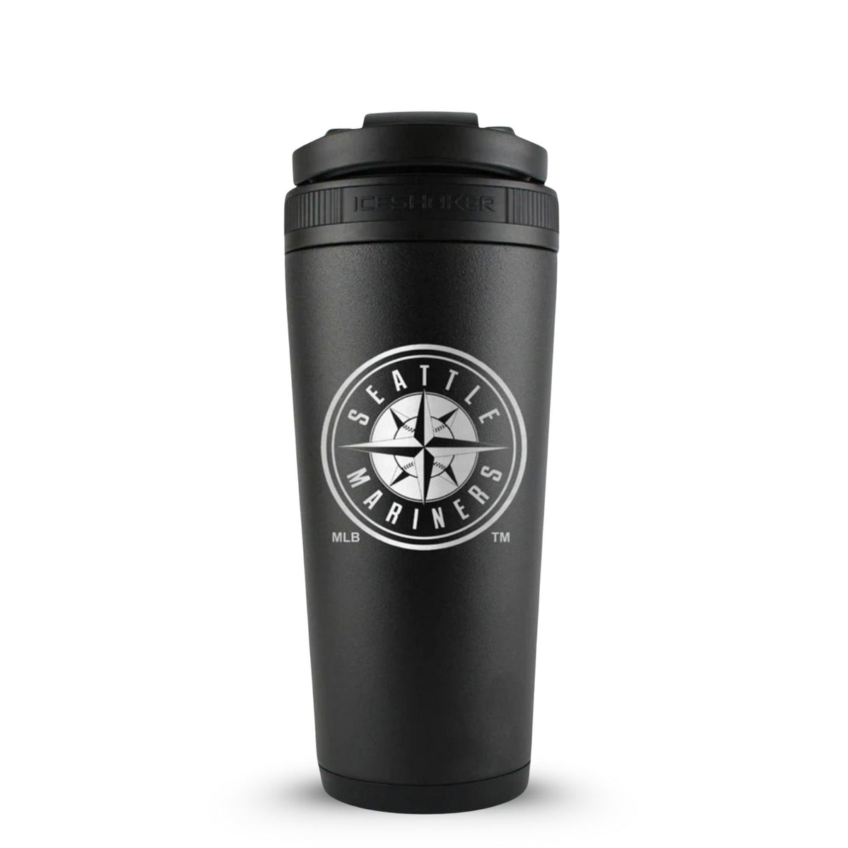 Officially Licensed Seattle Mariners 26oz Ice Shaker - Black