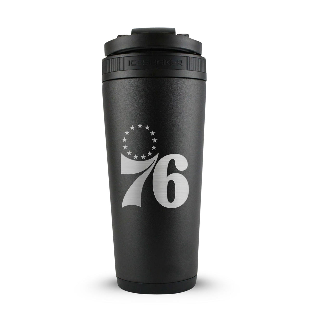 Officially Licensed Philadelphia 76ers 26oz Ice Shaker - Black