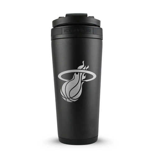 Officially Licensed Miami Heat 26oz Ice Shaker - Black