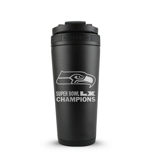 Seattle Seahawks Superbowl LX Champions 26oz Ice Shaker