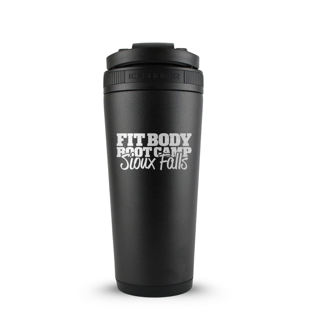 CUSTOM Sioux Falls Fit Body Boot Camp 26oz Ice Shaker - Black
