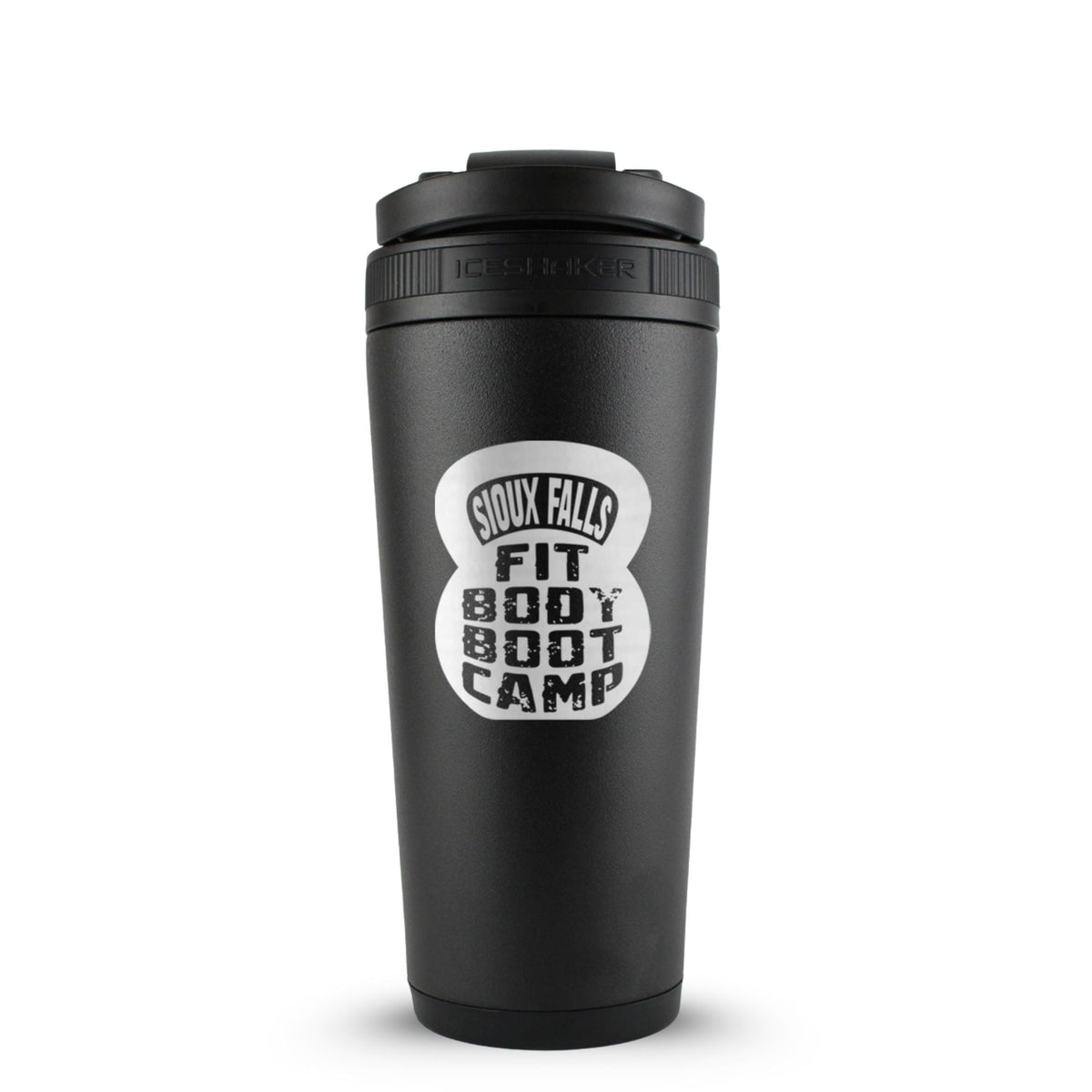 Custom Sioux Falls Fit Body Boot Camp Kettlebell 26oz Ice Shakers