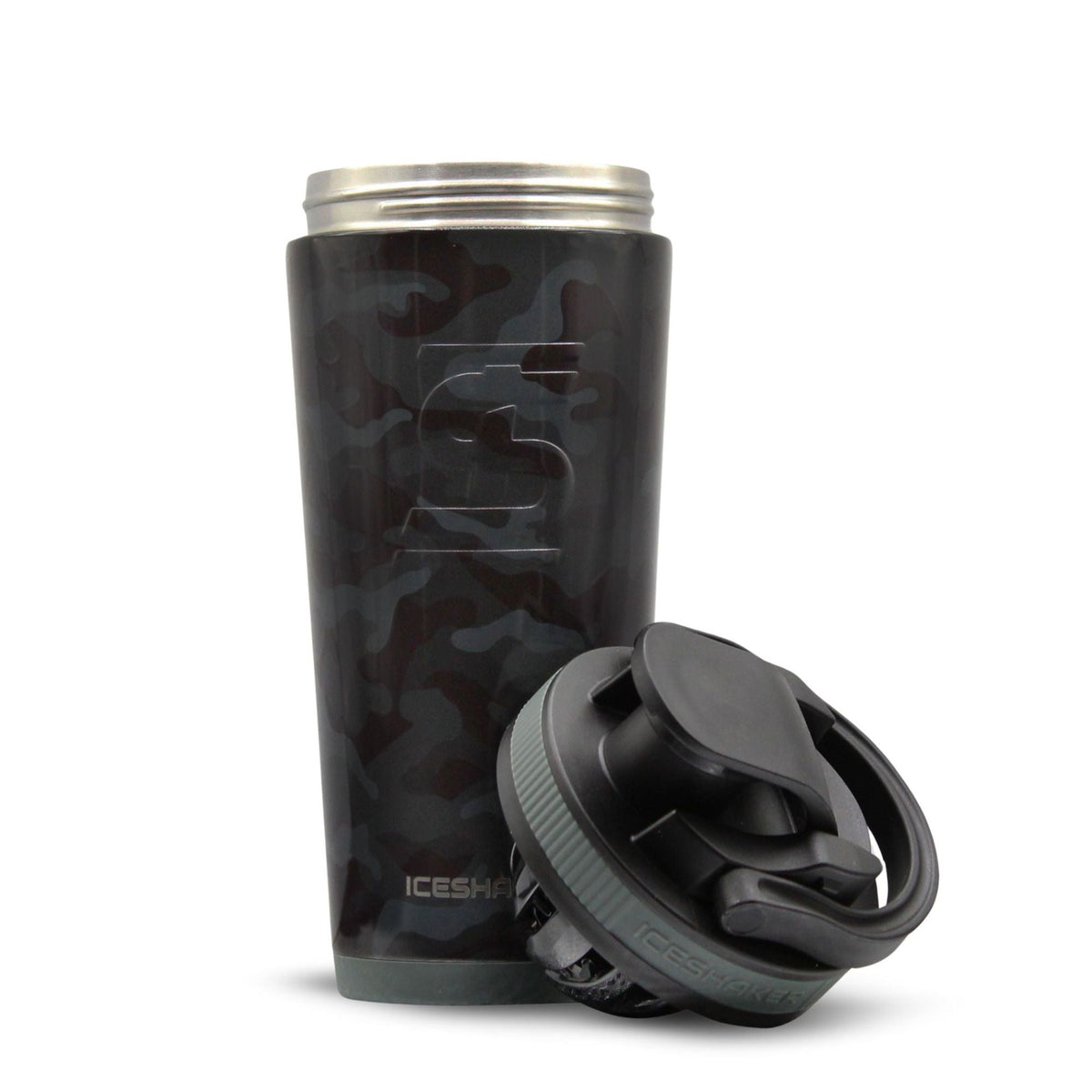 Custom MagDump TV Helicopter 26oz Ice Shaker - Black Camo