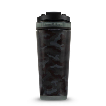 Ice Shaker 4D Series 26oz Shaker Bottle - Black Camo
