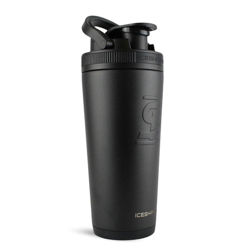 CUSTOM Sports Logo 26oz Ice Shaker - Black