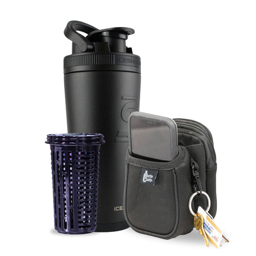Black 26oz Ice Shaker Bundle
