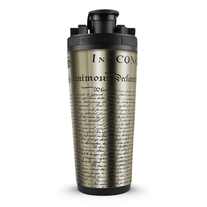 Ice Shaker Allegiance Series 26oz Shaker Bottle - Declaration of Independence