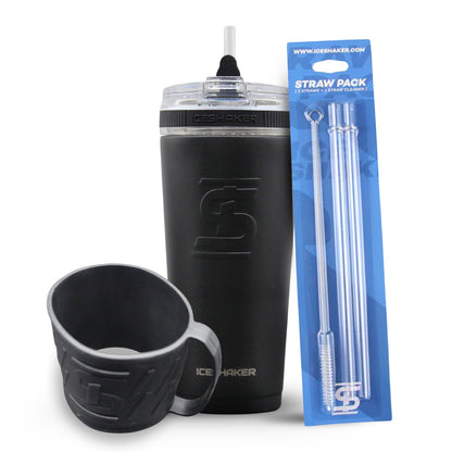 Black 26oz Flex Bottle Bundle