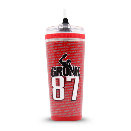 26oz Flex Bottle - Gronk 87 Record Breaking Edition