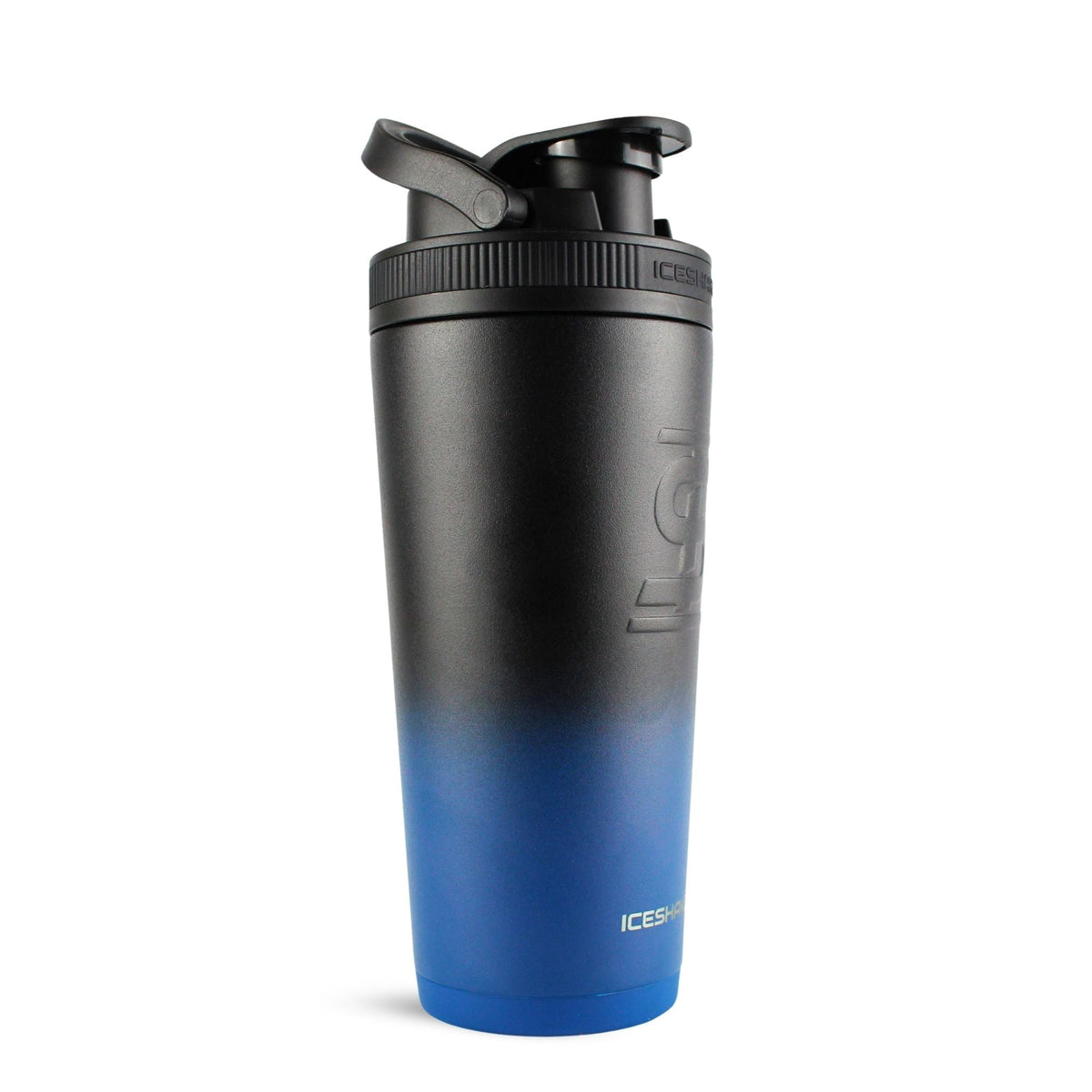 Ice Shaker Ombre Series 26oz Shaker Bottle - Navy Black Ombre