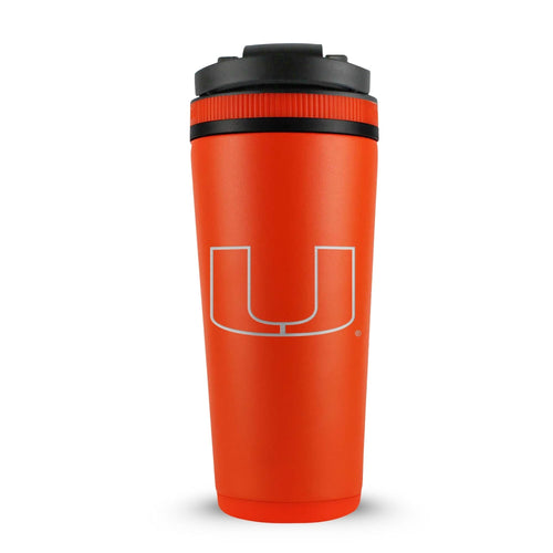 Officially Licensed University of Miami 26oz Ice Shaker - Orange