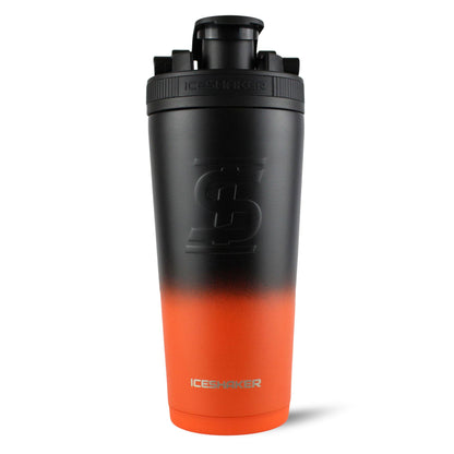 Officially Licensed Cincinnati Bengals 26oz Ice Shaker - Orange Black Ombre