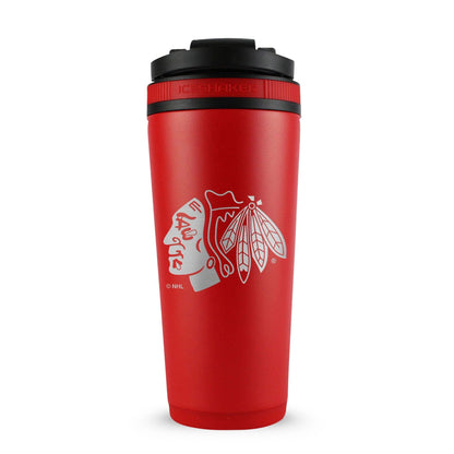 Officially Licensed Chicago Blackhawks 26oz Ice Shaker - Red