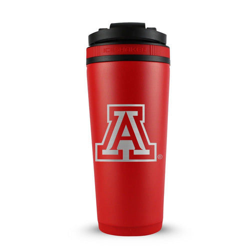 Officially Licensed University of Arizona 26oz Ice Shaker - Red