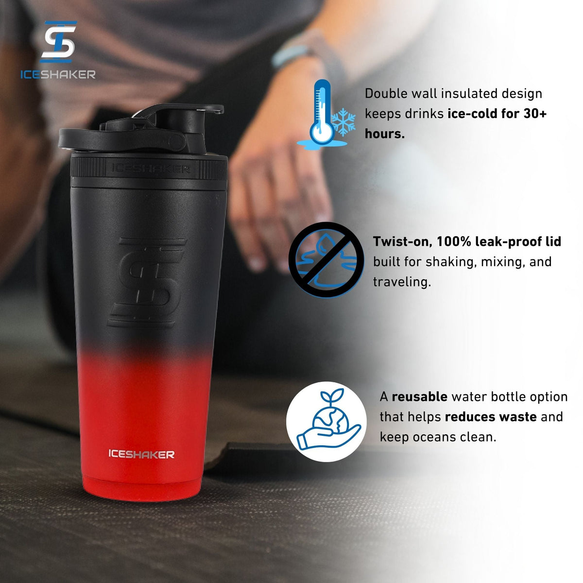 Custom Sioux Falls Fit Body Boot Camp 26oz Ice Shakers