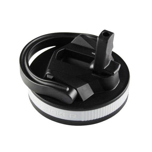 26oz Sport Lid & Internal Straw - Black Lid with White Band