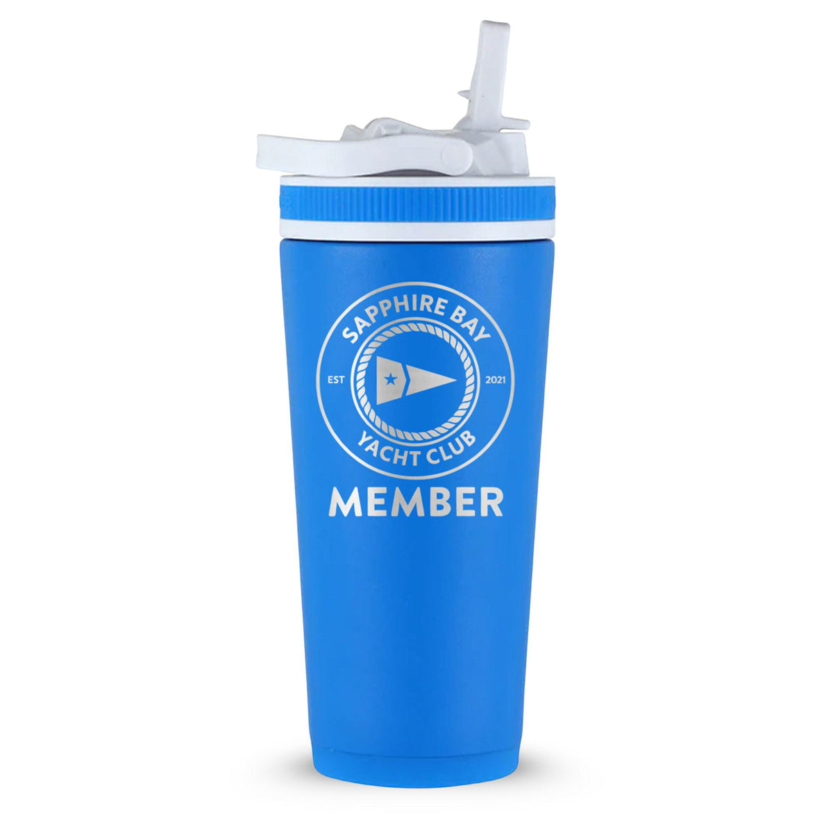 Sapphire Bay Marina Yacht Club Member Custom 26oz Sport Bottle