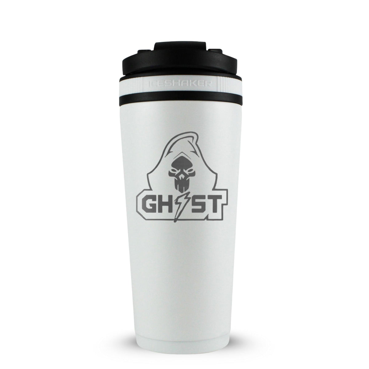 Custom Ghost Lightning Baseball 26oz Ice Shaker