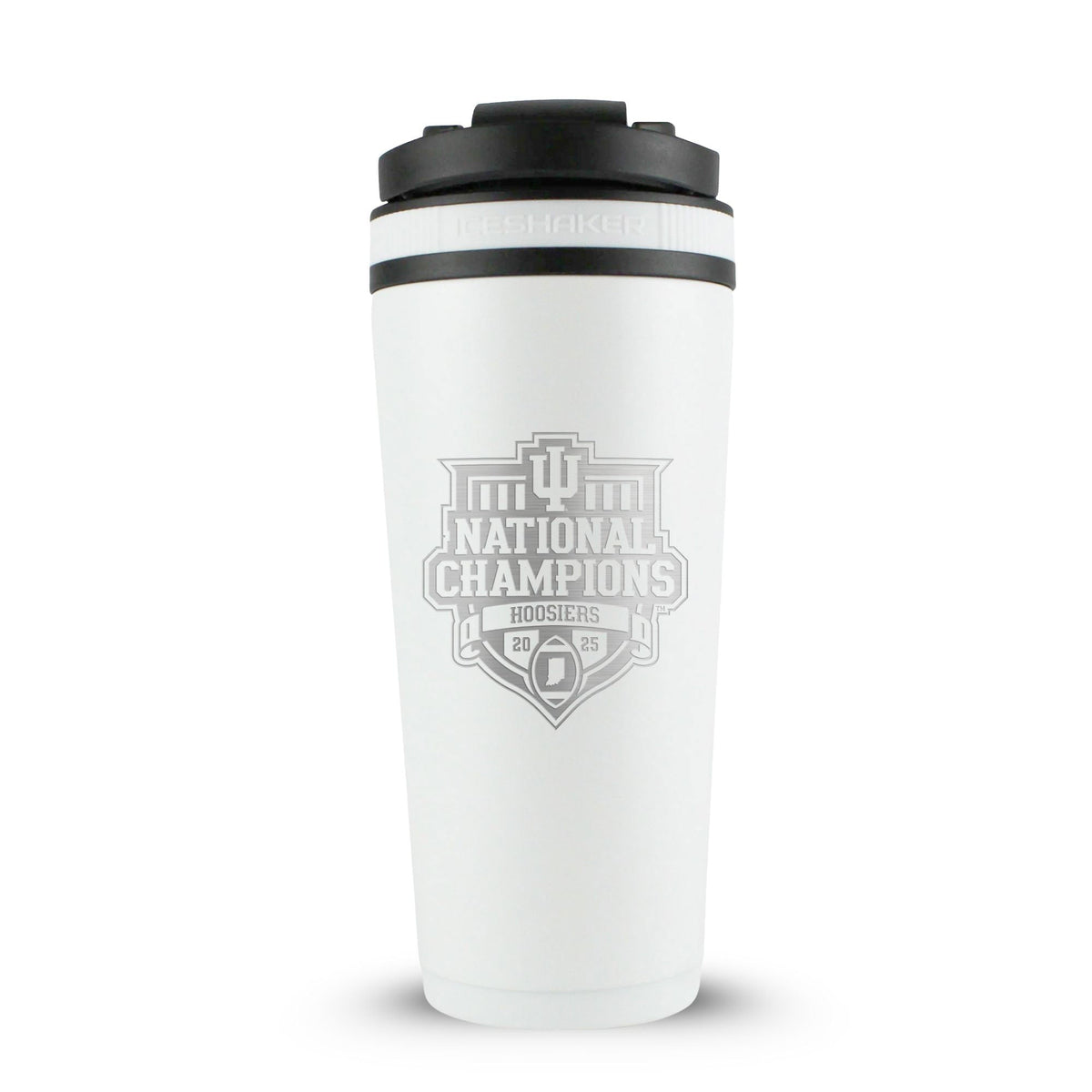 Official NCAA 2025 Indiana Hoosiers National Football Champions 26oz Ice Shaker
