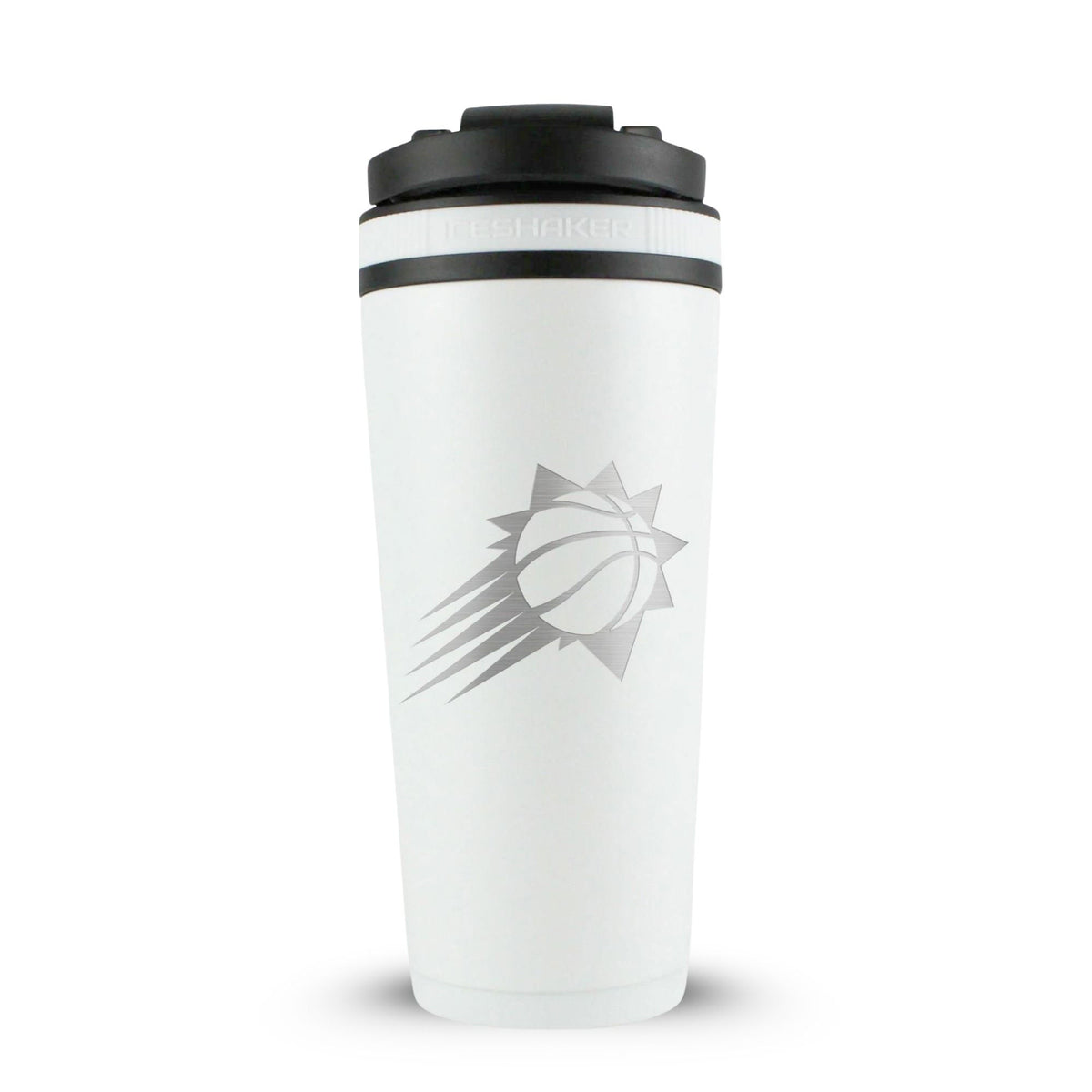 Officially Licensed Phoenix Suns 26oz Ice Shaker - White