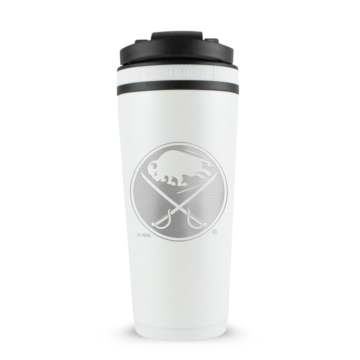 Officially Licensed Buffalo Sabres 26oz Ice Shaker - White