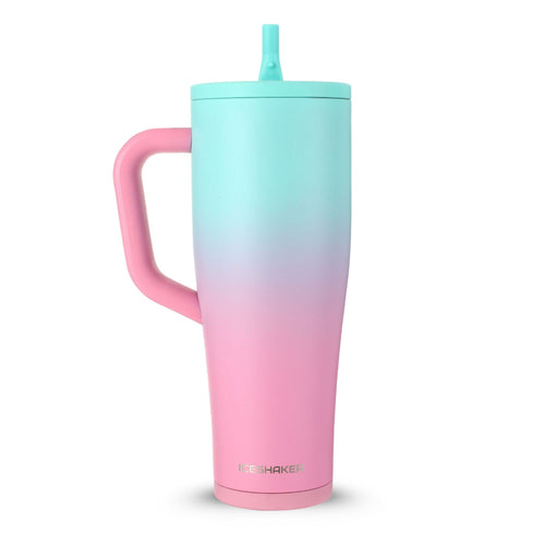 CUSTOM 40oz Legend Series Shaker Tumbler - Pink Mint Ombre