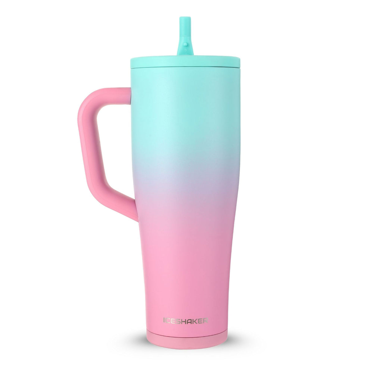 CUSTOM Sports Logo 40oz Legend Shaker Tumbler - Pink Mint Ombre