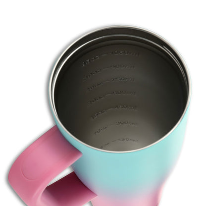 40oz Legend Series Shaker Bottle - Mint Pink Ombre