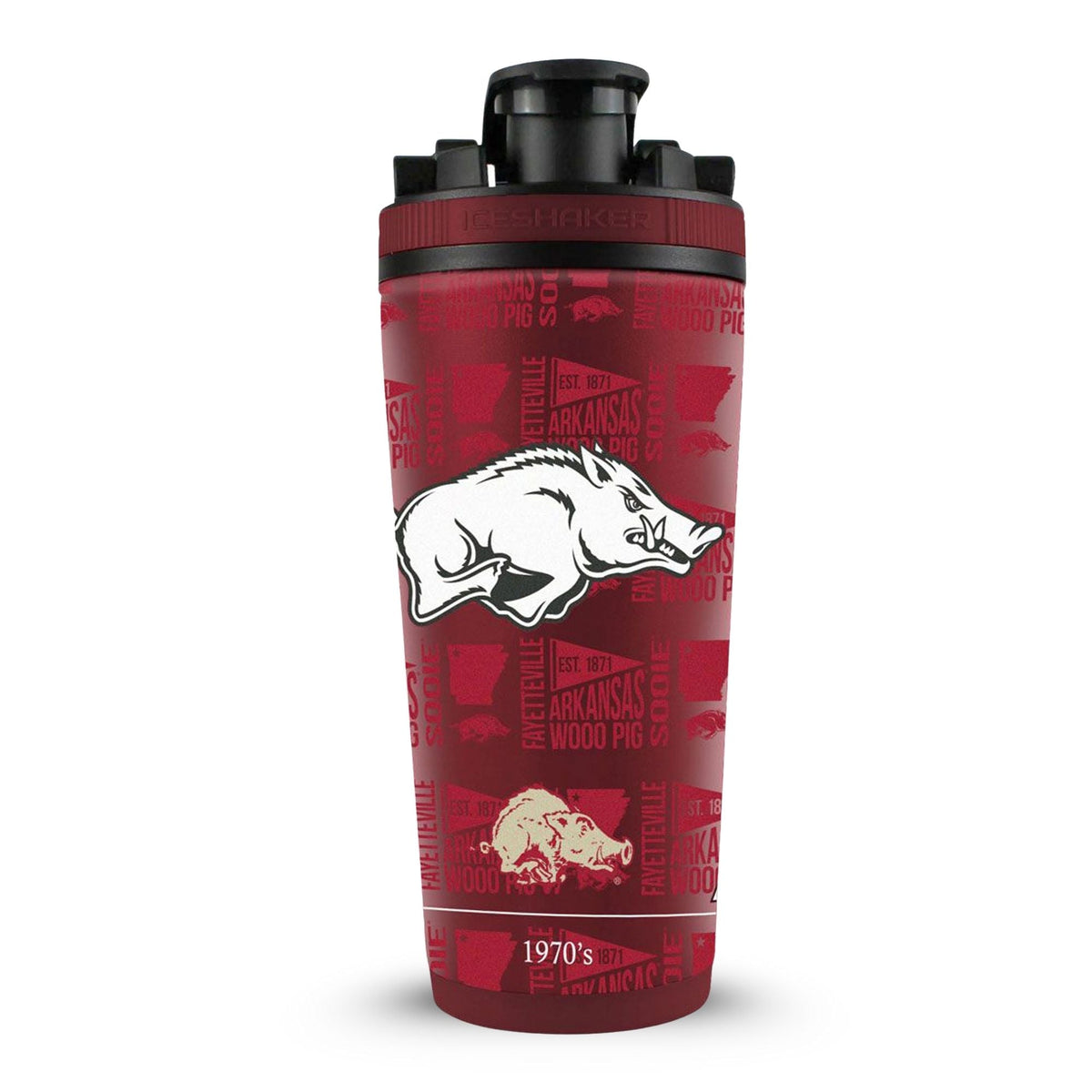 Officially Licensed University of Arkansas 26oz Ice Shaker