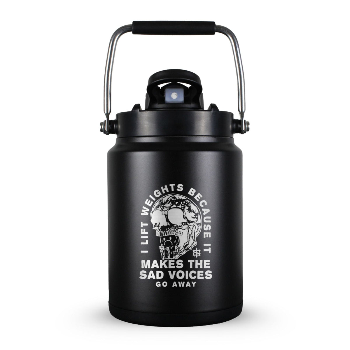 Custom Iron Sanctuary Half Gallon Jugs