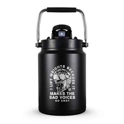 Custom Iron Sanctuary Half Gallon Jugs