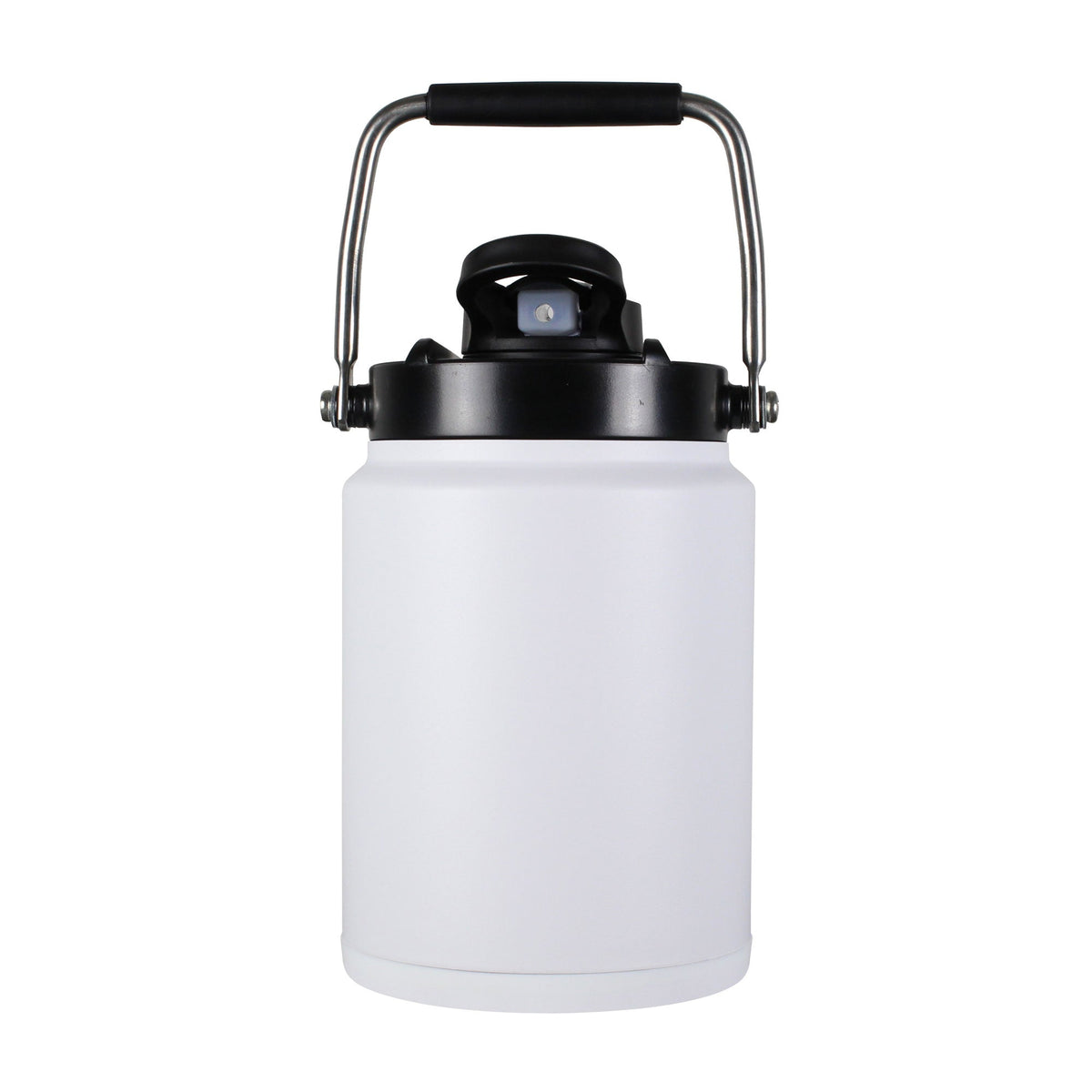 Half Gallon Jug with Silicone Base - White