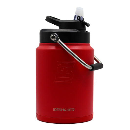 Half Gallon Jug with Silicone Base - Red