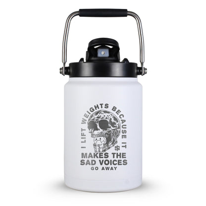 Custom Iron Sanctuary Half Gallon Jugs