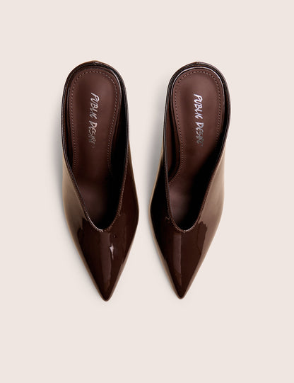 Elixr Chocolate Patent Court High Heels