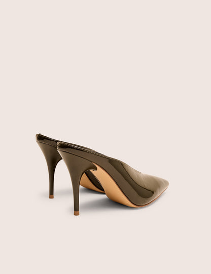 Elixr Green Patent Court High Heels