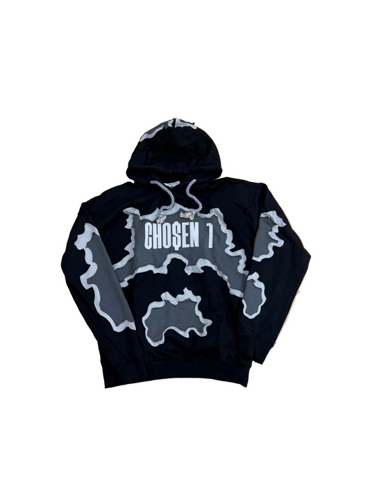 Chosen 1 Cracked hoodie Black