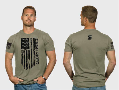 Ice Shaker Tattered Flag Limited Edition T-Shirt