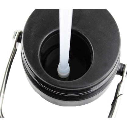 Half Gallon Jug with Silicone Base - Black
